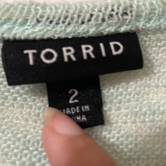 Torrid Cardigan Size 2/2X - Picture 2 of 5